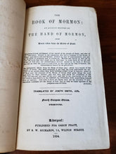 Load image into Gallery viewer, 1854 Book Of Mormon