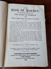 Load image into Gallery viewer, 1908 Book Of Mormon